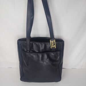 Vtg LRL Leather Shoulder Boho Bag Purse